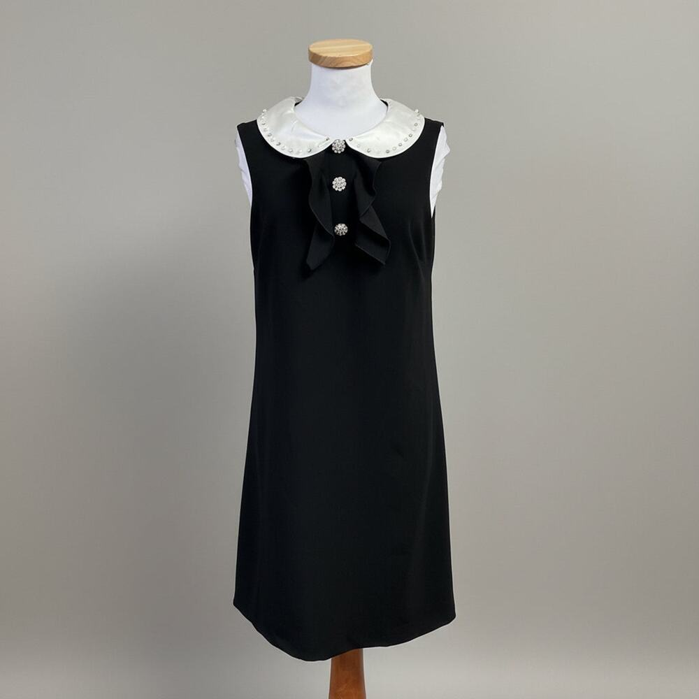 Betsey Johnson black sleeveless dress, size 8